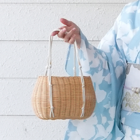 2024新作浴衣-浴衣小物_かごバック　たちばな在庫-社員モデル